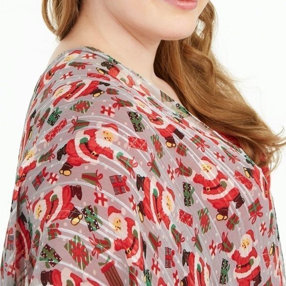 Cejon Accessories - NWT Cejon Santa Claus Holiday Oblong Scarf‎ NEW